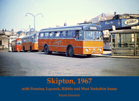 Skipton,1967 with Pennine, Laycock, Ribble and West Yorkshire buses